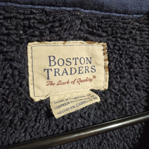 Sherpa Lined Plaid Jacket | Boston Traders Mens Size M | Cozy Inside & Out - Picture 3 of 8